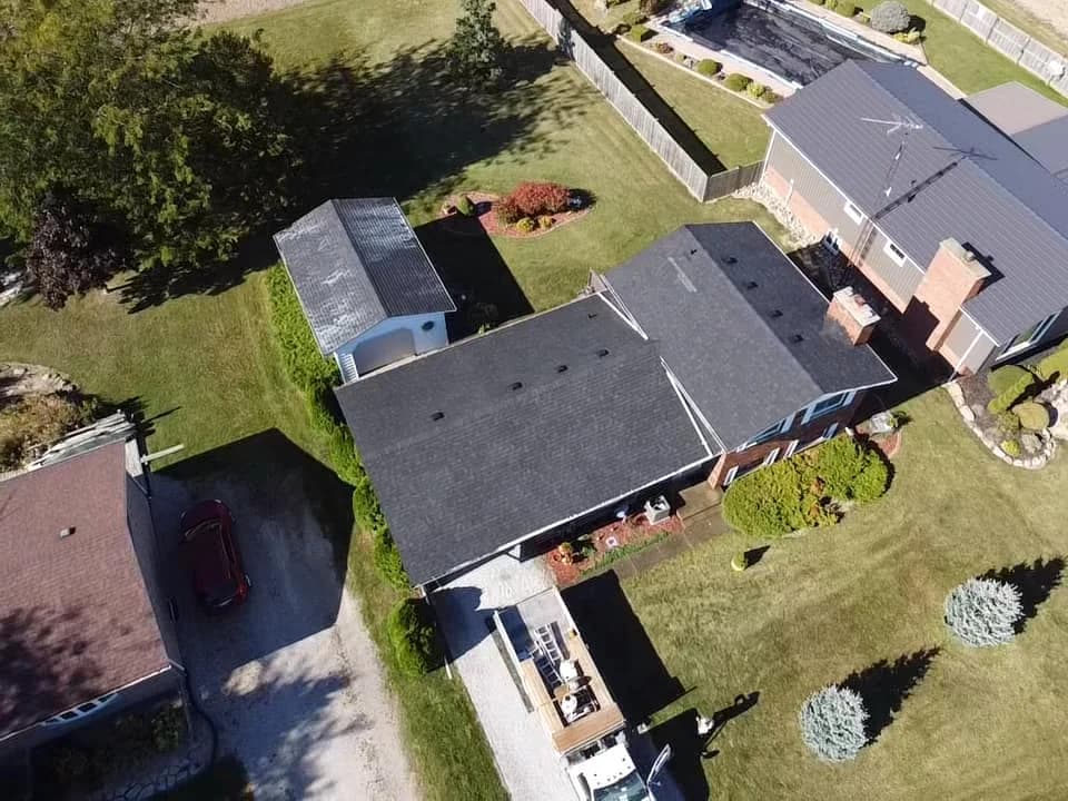 Restored Alberta roof after treatment